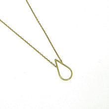 Load image into Gallery viewer, Drop silver pendant with necklace TO ORDER