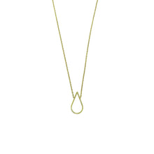 Load image into Gallery viewer, Drop silver pendant with necklace TO ORDER