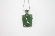 Load image into Gallery viewer, Aventurine stainless steel necklace pendant