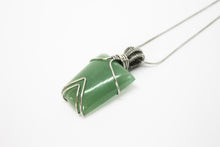 Load image into Gallery viewer, Aventurine stainless steel necklace pendant