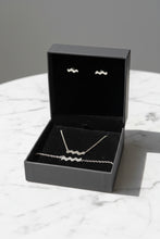 Load image into Gallery viewer, Waves silver pendant with necklace TO ORDER
