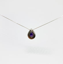 Load image into Gallery viewer, Raindrops silver moonstone necklace
