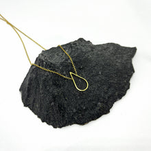 Load image into Gallery viewer, Drop silver pendant with necklace TO ORDER
