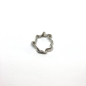 Flow silver ring size 53-54
