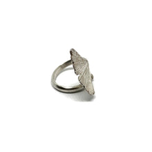 Load image into Gallery viewer, Ginkgo leaf silver ring no.1 adjustable size
