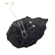 Load image into Gallery viewer, Drop silver pendant with necklace TO ORDER
