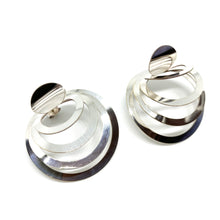 Load image into Gallery viewer, DIMENSIONS plug-in earrings silver plated
