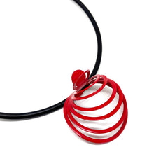 Load image into Gallery viewer, DIMENSIONS necklace red TO ORDER!
