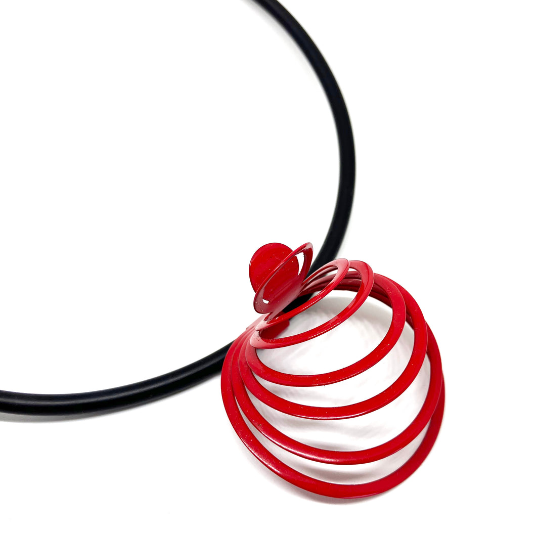 DIMENSIONS necklace red TO ORDER!