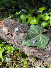 Load image into Gallery viewer, Raindrops - Window silver necklace
