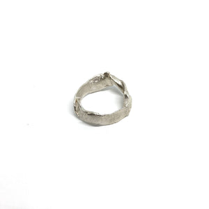 Flow ezüst gyűrű 48-as méret