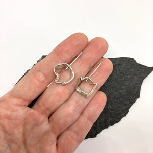 Flow silver earrings Nr.2