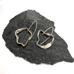 Flow silver earrings Nr.3