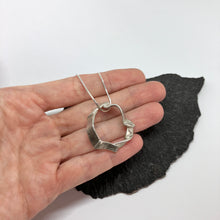 Load image into Gallery viewer, Flow silver pendant necklace Nr.4

