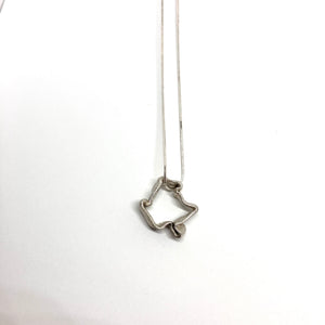 Flow silver pendant necklace Nr.2