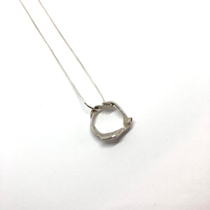 Flow silver pendant necklace Nr.3