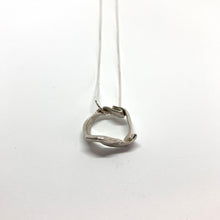 Load image into Gallery viewer, Flow silver pendant necklace Nr.3
