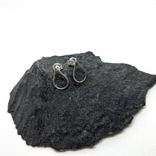 Load image into Gallery viewer, Drop silver stud earrings No. 3
