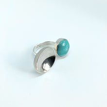 Load image into Gallery viewer, Larimar silver ring
