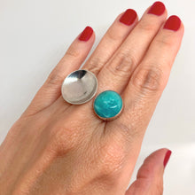 Load image into Gallery viewer, Larimar silver ring

