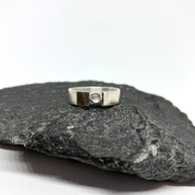 Load image into Gallery viewer, Pure mini silver ring with moonstone
