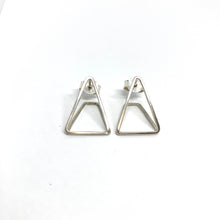 Load image into Gallery viewer, Tetra silver earrings
