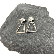 Load image into Gallery viewer, Tetra silver earrings
