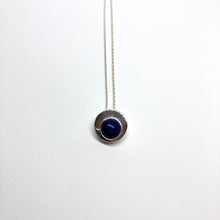 Load image into Gallery viewer, Universe silver pendant with lapis lazuli
