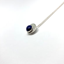 Load image into Gallery viewer, Universe silver pendant with lapis lazuli
