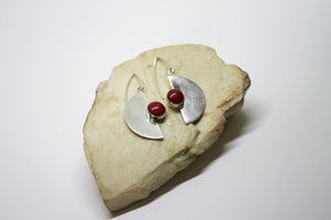 Kianit art deco silver earrings