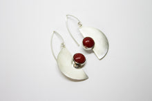 Load image into Gallery viewer, Kianit art deco silver earrings
