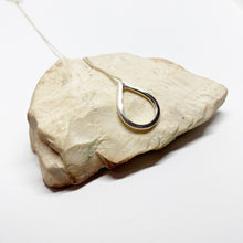 Load image into Gallery viewer, Drop silver pendant with necklace TO ORDER
