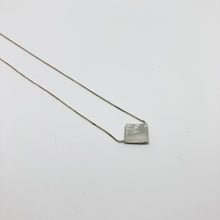 Load image into Gallery viewer, Raindrops - Window silver necklace
