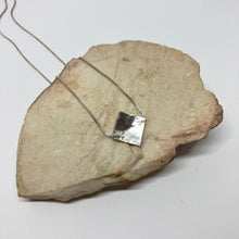 Load image into Gallery viewer, Raindrops - Window silver necklace
