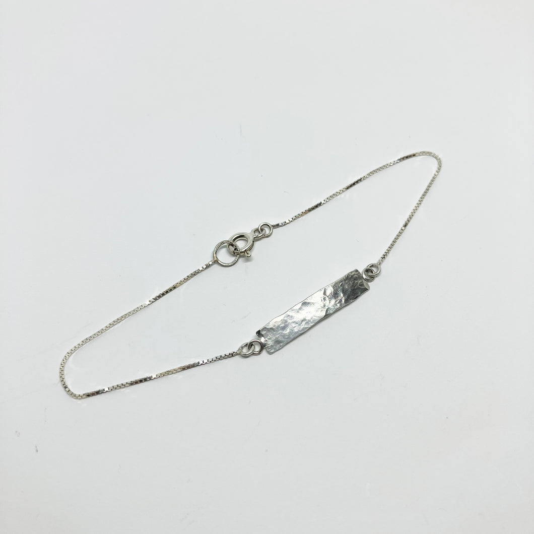 Raindrops - Band silver bracelet TO ORDER