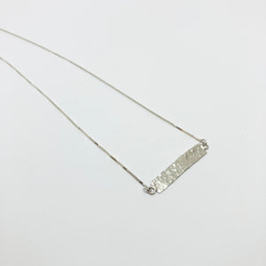 Raindrops - Band silver necklace TO ORDER