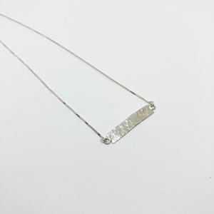 Raindrops - Band silver necklace TO ORDER