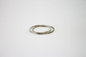 Double silver ring