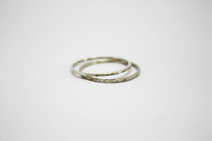 Dupla ezüst gyűrű