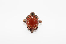 Load image into Gallery viewer, Carnelian ring copper
