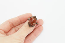 Load image into Gallery viewer, Carnelian ring copper
