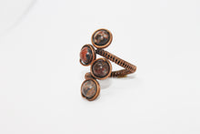 Load image into Gallery viewer, Jasper ring copper
