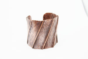 Trunk copper fold formed bracelet