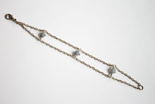 Load image into Gallery viewer, Silver plated angelite bracelet
