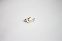 Load image into Gallery viewer, GEOM Triangle silver stud earrings
