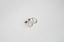 Load image into Gallery viewer, Drop silver stud earrings No. 1 TO ORDER

