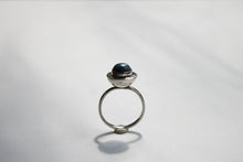 Load image into Gallery viewer, Universe silver ring with lapis lazuli
