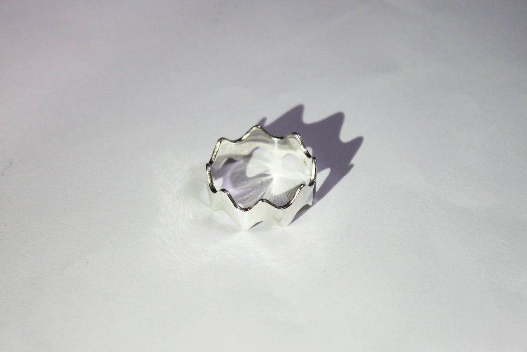 Waves silver ring TO ORDER!