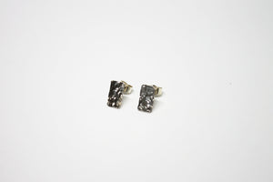 Raindrops silver stud earrings TO ORDER